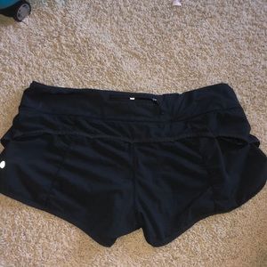 lululemon speed shorts